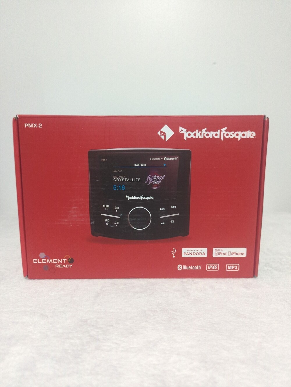 Rockford Fosgate PMX-2 Punch Marine Digital Media Receiver with Bluetooth
